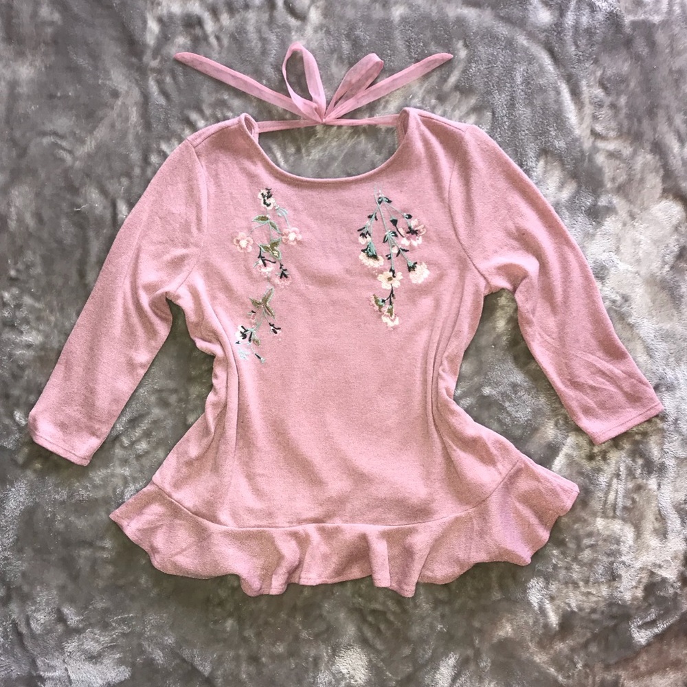 Floral Peplum Blouse
